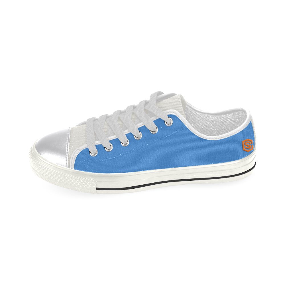 orange logo Women's Classic Canvas Shoes (Model 018)
