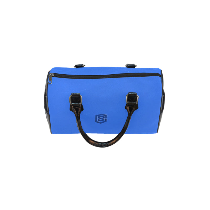 BLUE HANDBAG blue logo Boston Handbag (Model 1621)