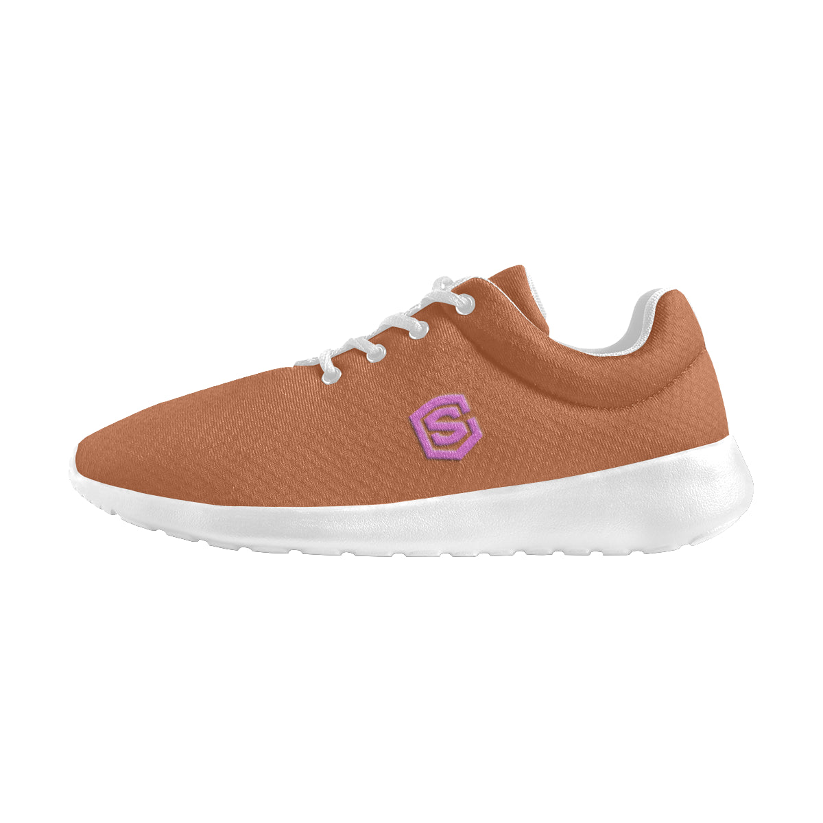 pink logo Women's Athletic Shoes (Model 0200)
