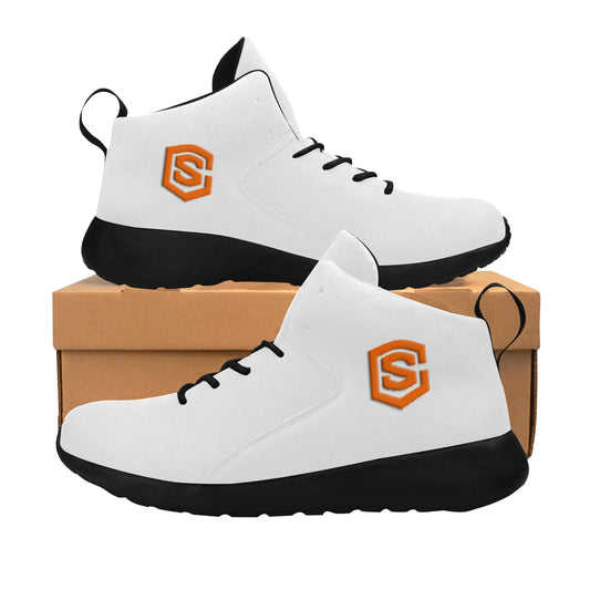 orange logo Men's Chukka Training Shoes (Model 57502)