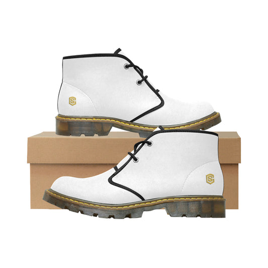 Gold Logo Men's Nubuck Chukka Boots (Model 2402)