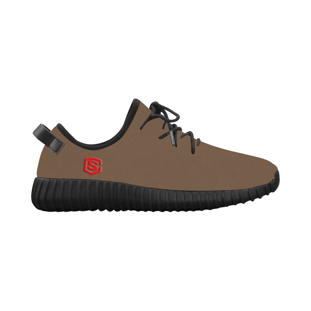 red logo Grus Men's Breathable Woven Running Shoes (Model 022)