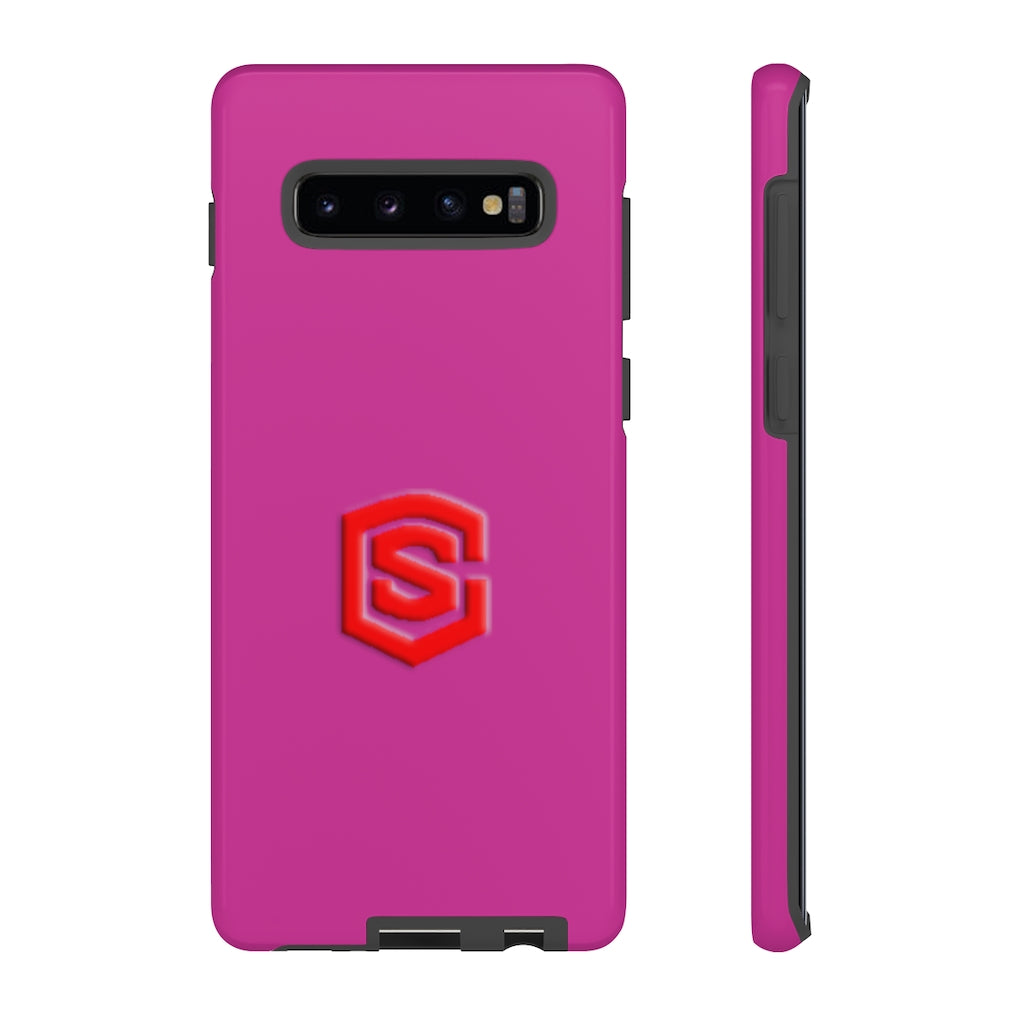 Pink Tough Cases Red Logo