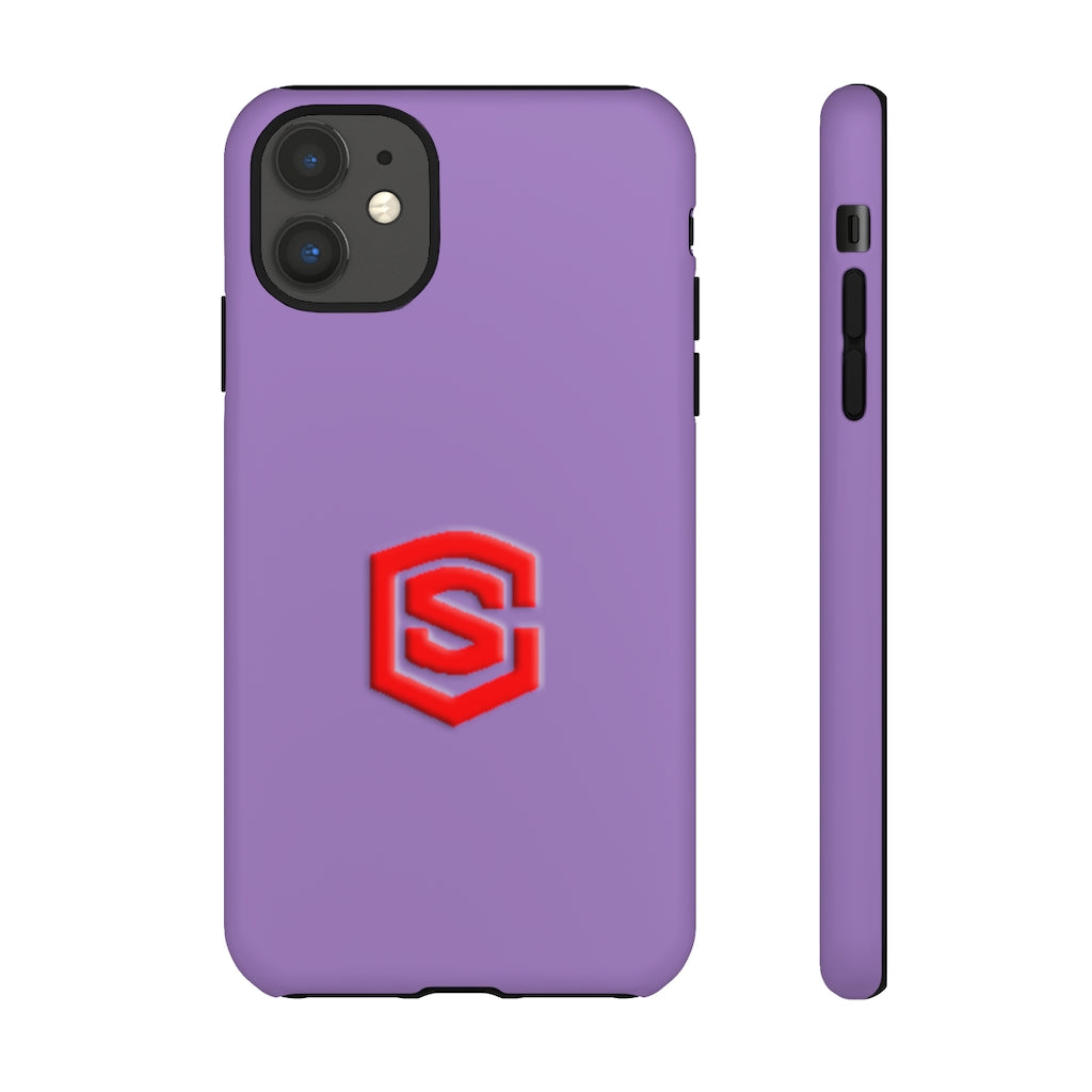 Purple Tough Cases Red Logo