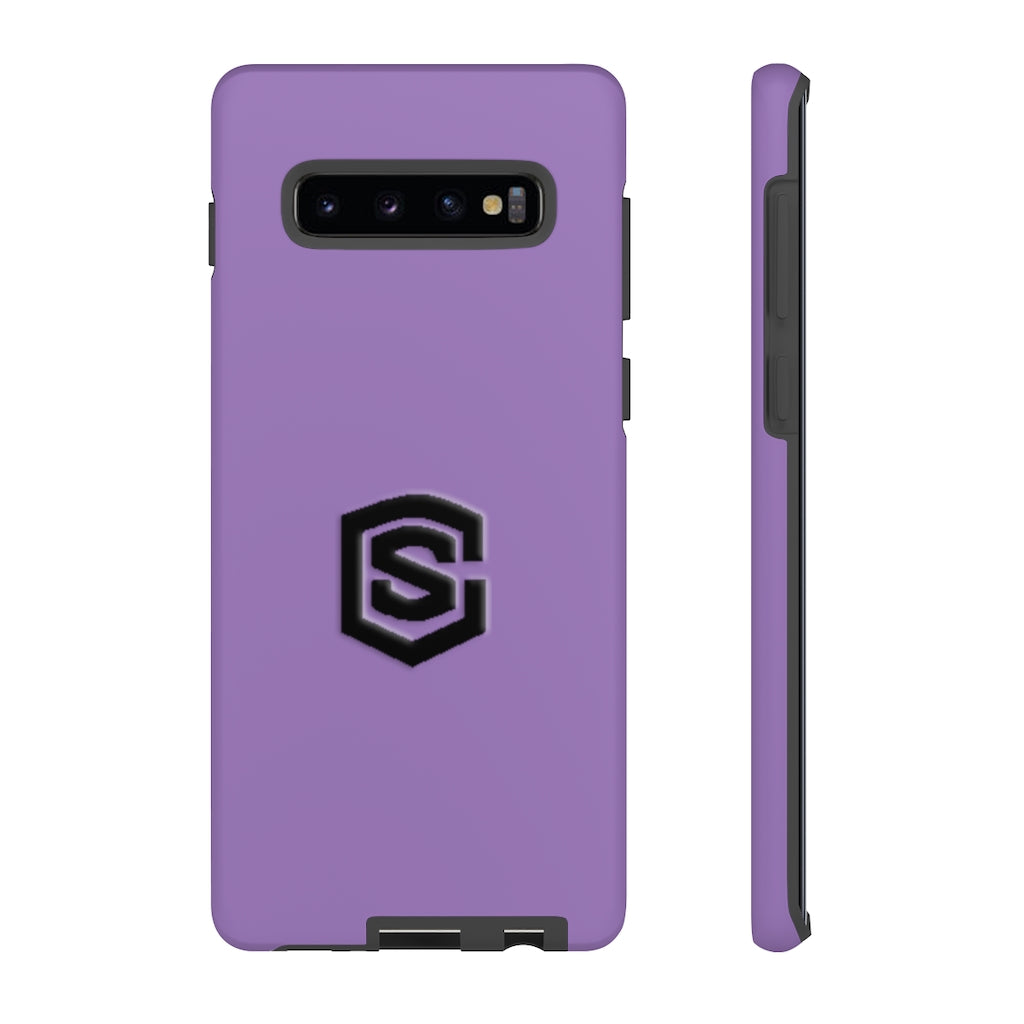 Purple Tough Cases Black Logo