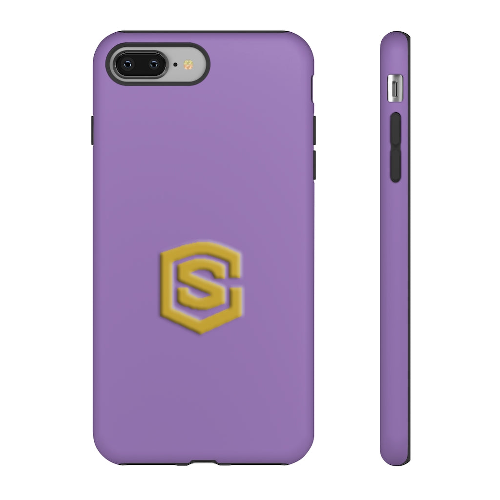 Purple Tough Cases Gold Logo