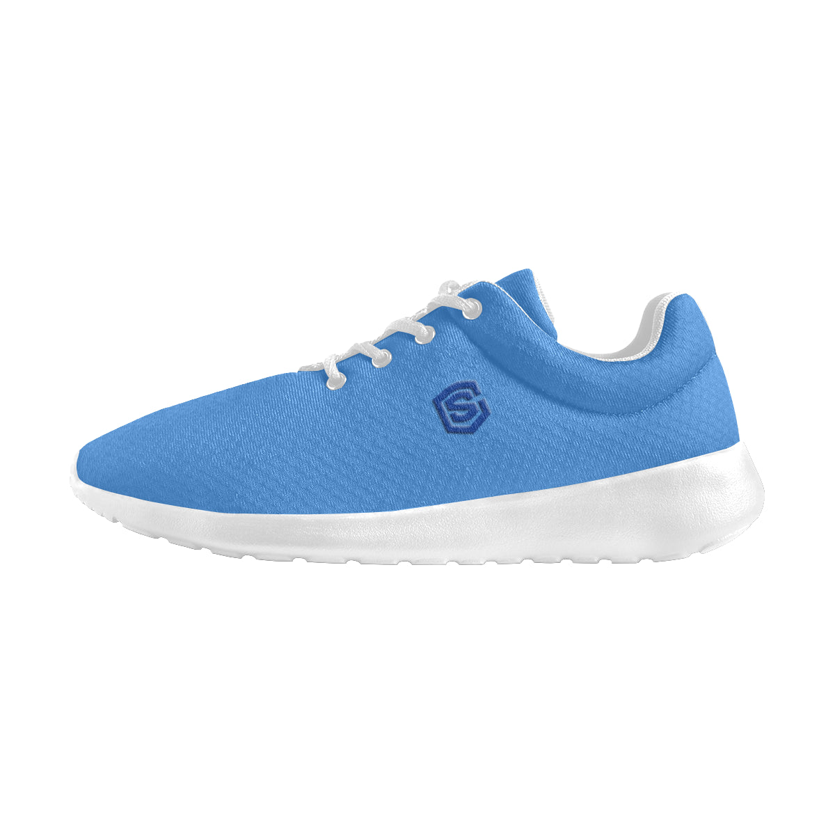 blue logo Women's Athletic Shoes (Model 0200)