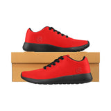 RED KID SNEAKER WITH RED LOGO Kid's Sneakers (Little Kid / Big Kid) (Model020)