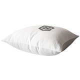 WHITE PILLOW GRAY LOGO