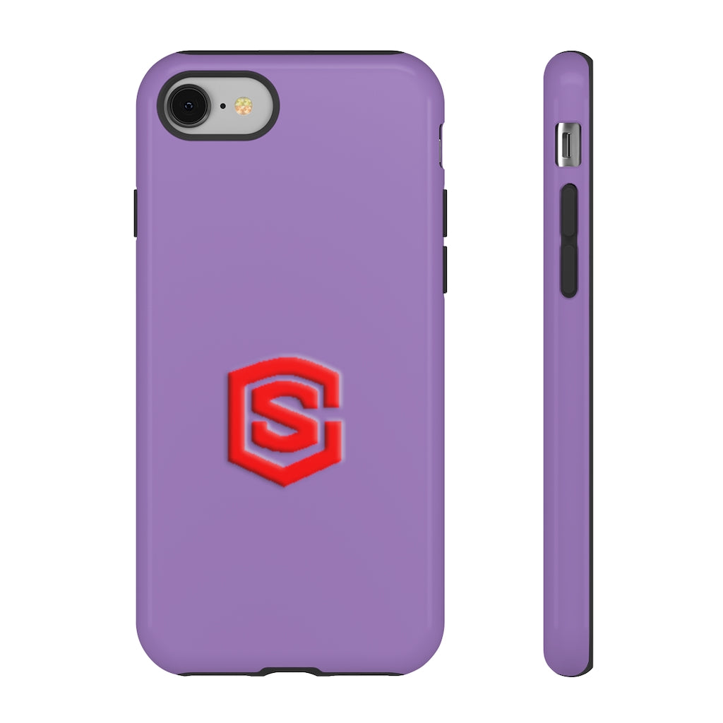 Purple Tough Cases Red Logo