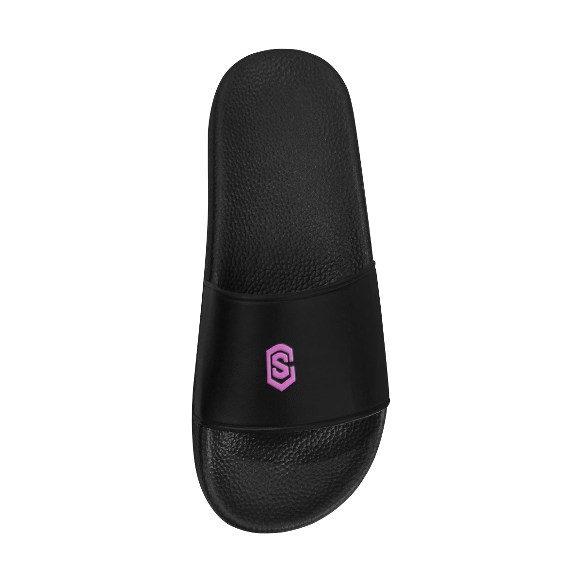 pink logo Women's Slide Sandals (Model 057)