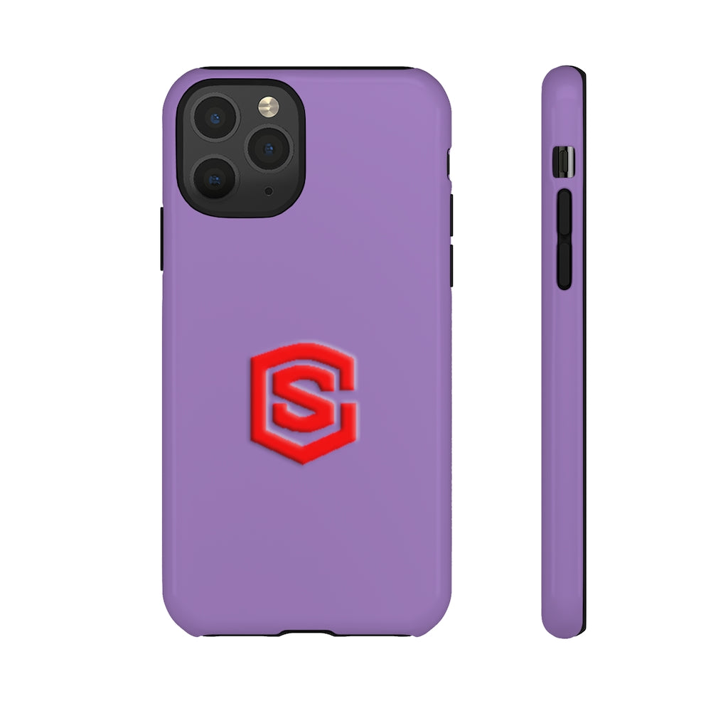 Purple Tough Cases Red Logo
