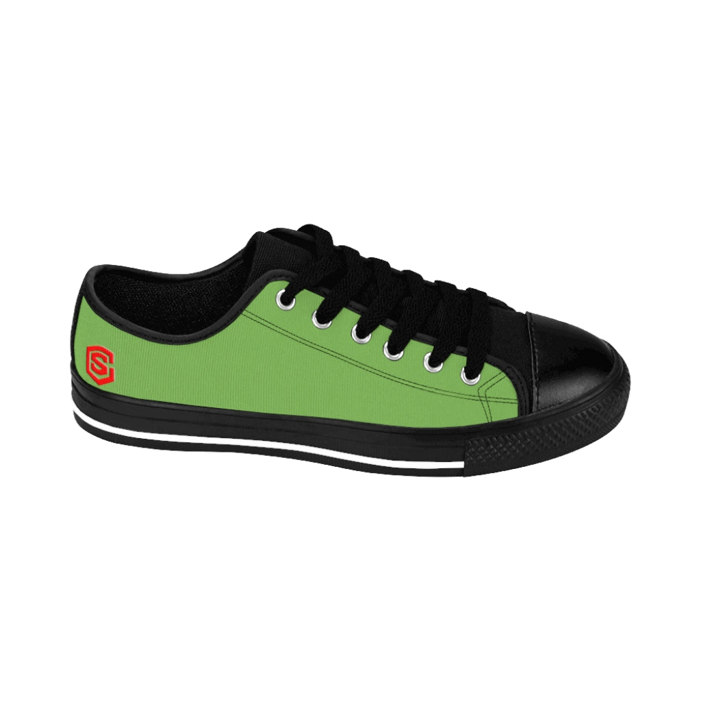 green Women's Sneakers Red logo