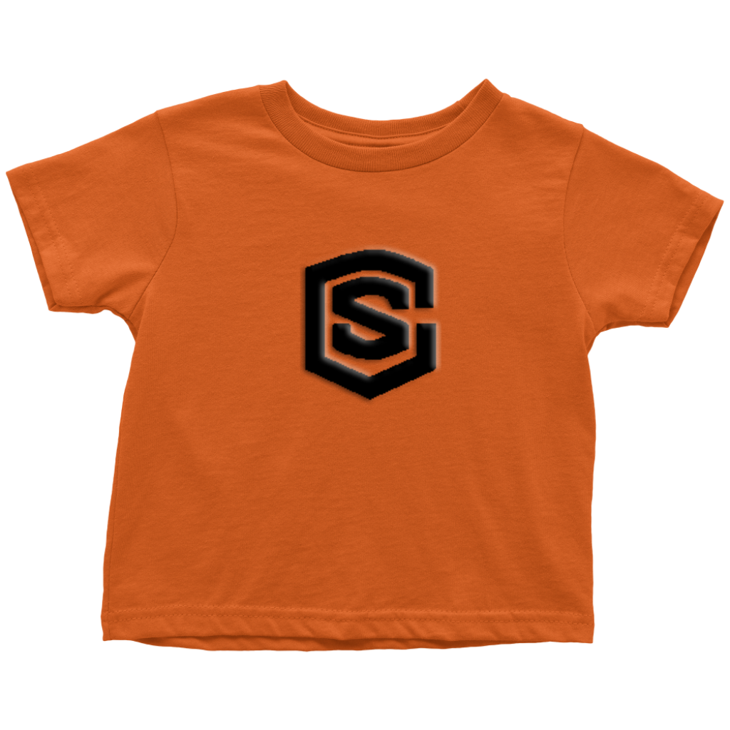 Toddler T-Shirt WITH  BLACK LOGO