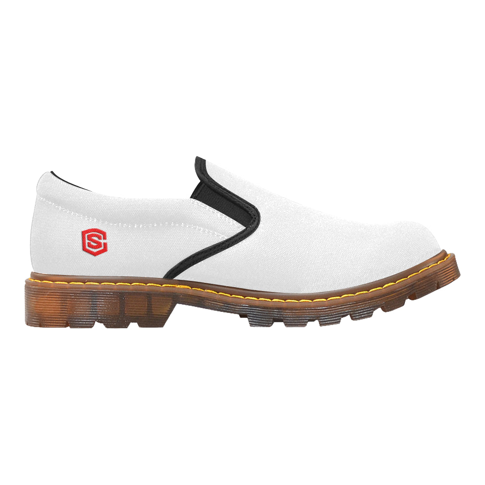 red logo Martin Men's Slip-On Loafer (Model 12031)