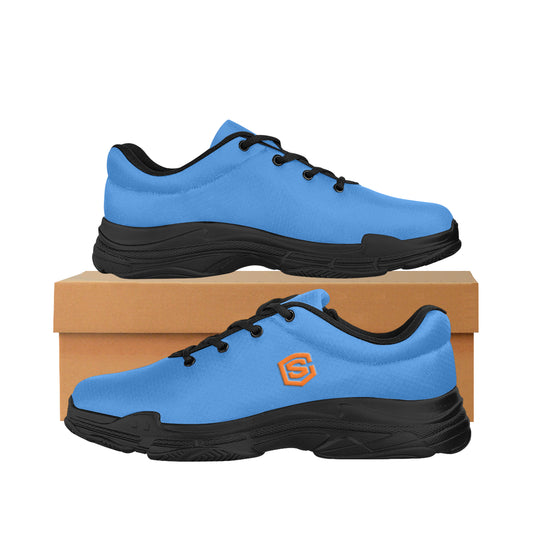 orange logo Lyra Men's Running Shoes (Model 058)