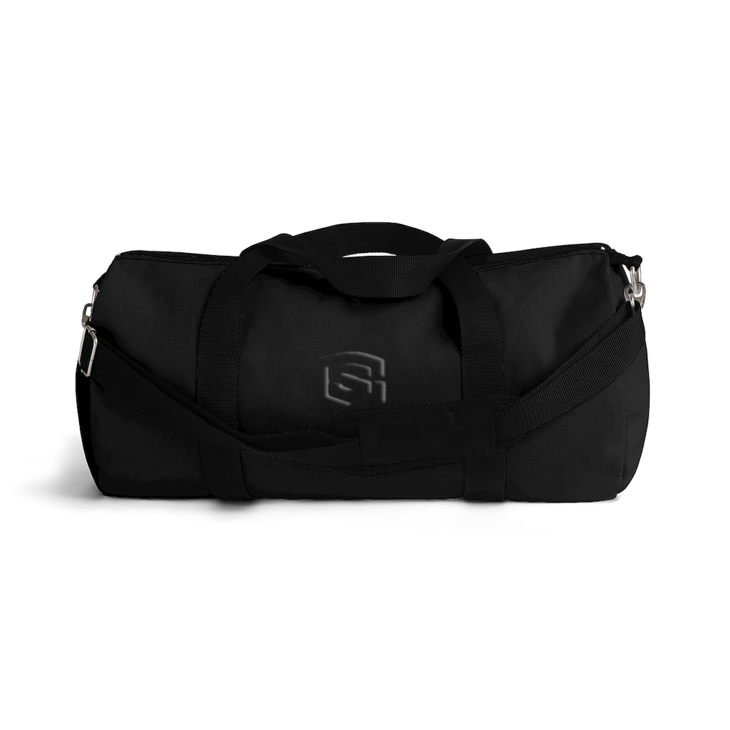 Black Duffel Bag Black Logo