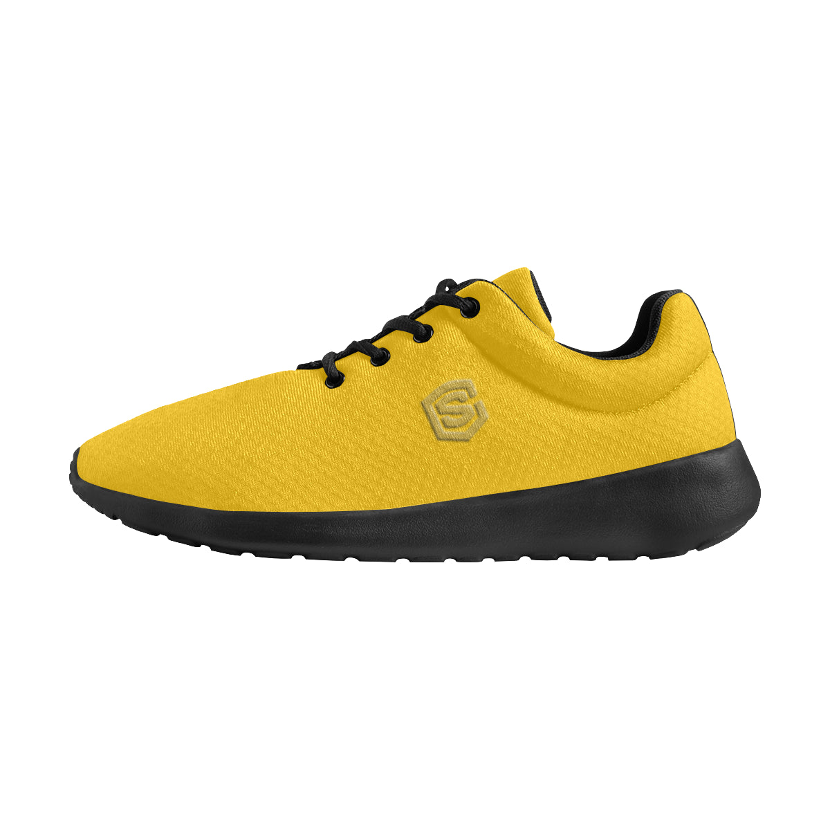 gold logo Men's Athletic Shoes (Model 0200)