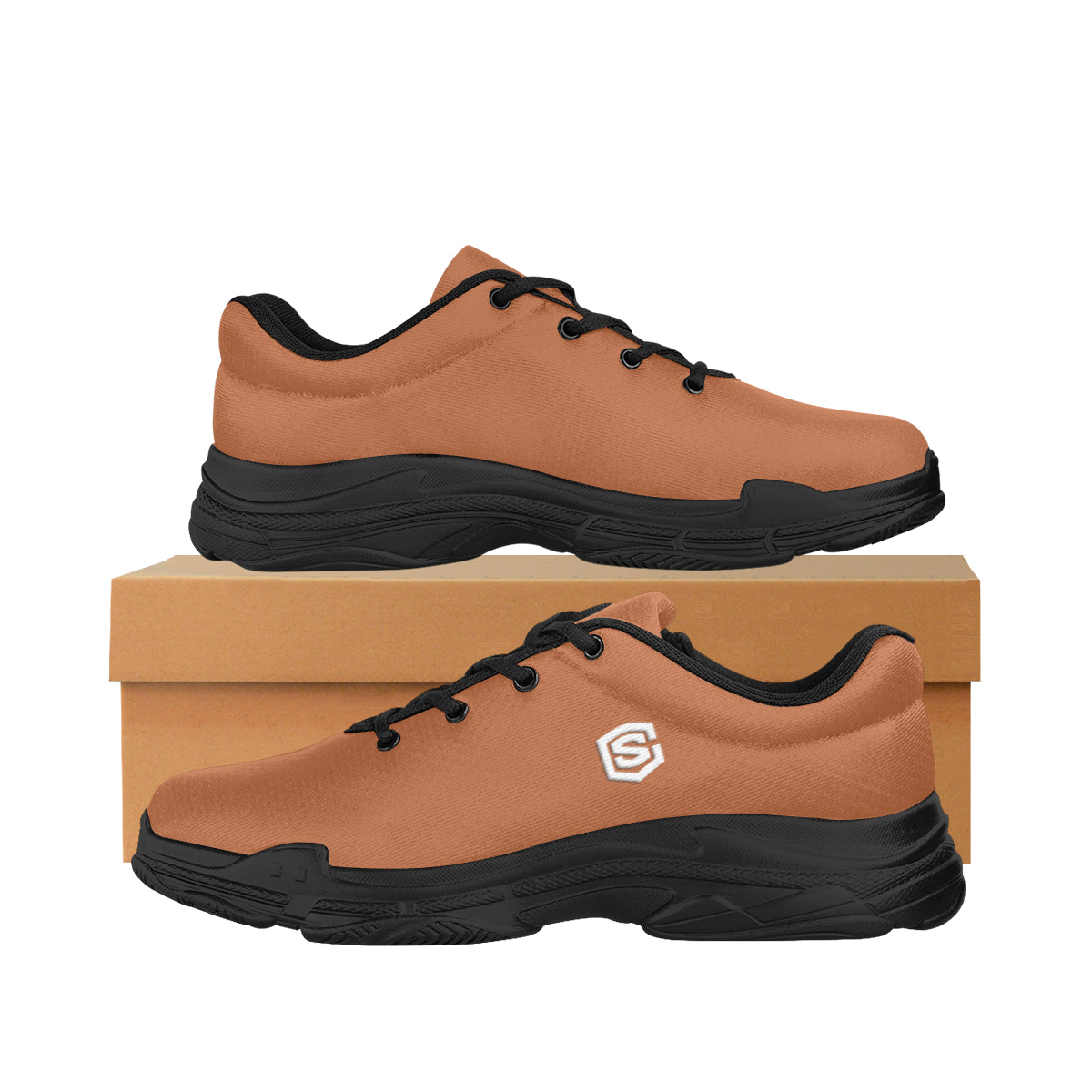 white logo Lyra Men's Running Shoes (Model 058)