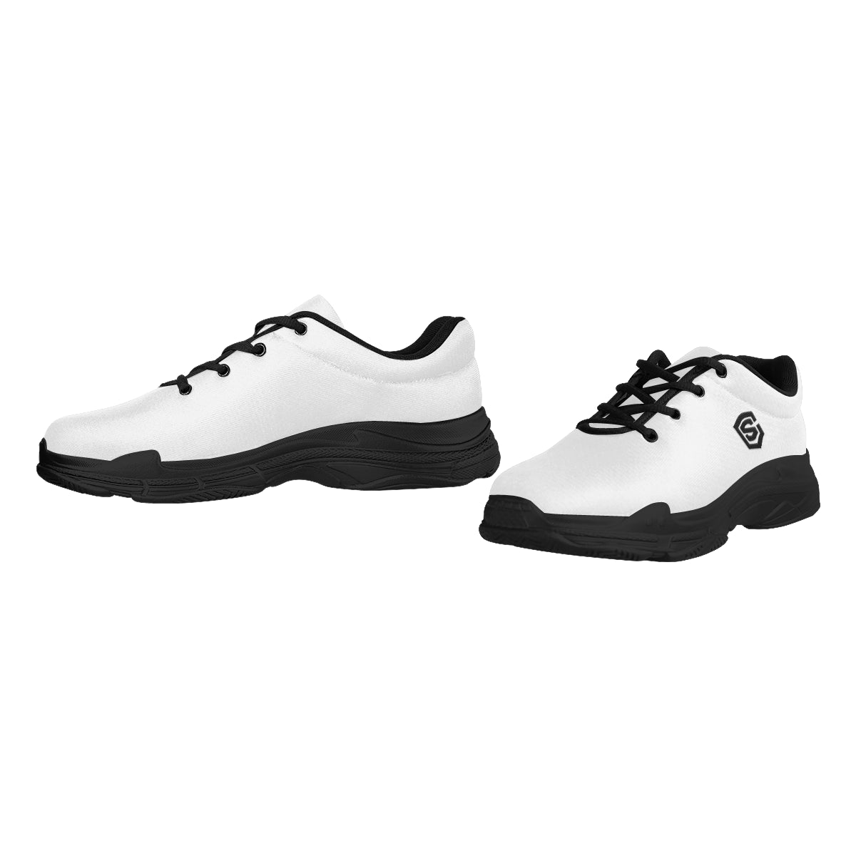 black logo Lyra Men's Running Shoes (Model 058)