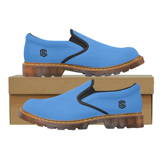 black  logo Martin Men's Slip-On Loafer (Model 12031)