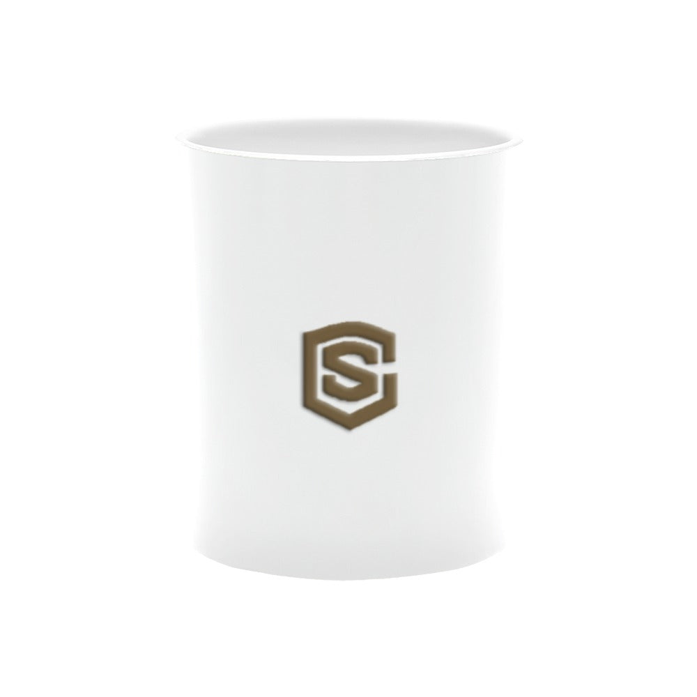 White Custom White Mug (New)(11OZ)(Made In AUS) with Brown Logo Custom White Mug (New)(11OZ)(Made In AUS)