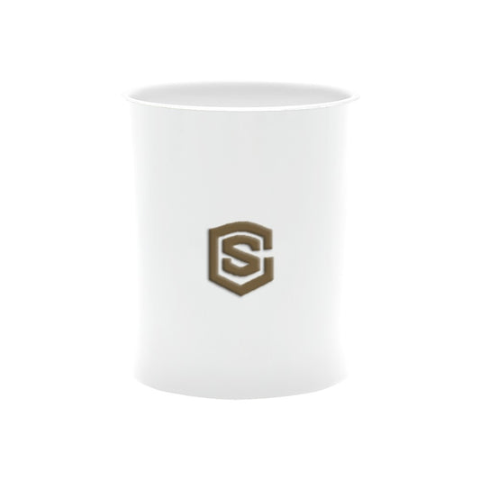White Custom White Mug (New)(11OZ)(Made In AUS) with Brown Logo Custom White Mug (New)(11OZ)(Made In AUS)
