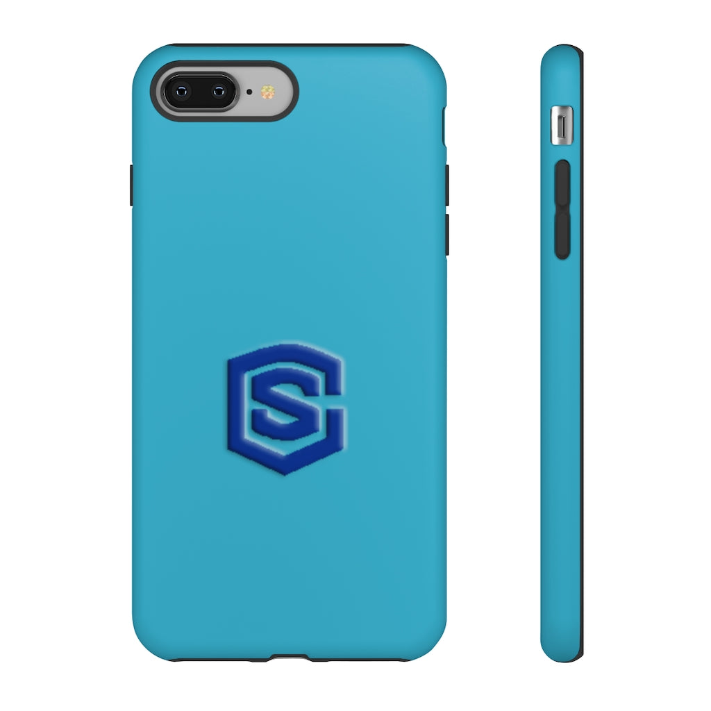 Blue Tough Cases Blue Logo