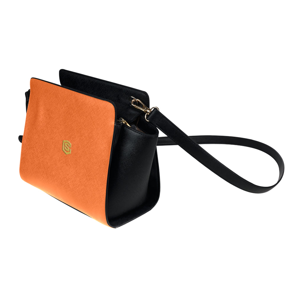 GREEN SATCHEL BAG gold logo Satchel Bag (Model 1635)