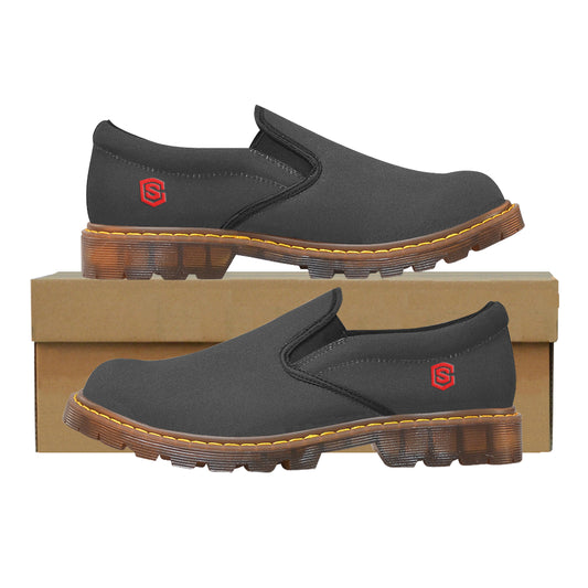 Red logo Martin Men's Slip-On Loafer (Model 12031)