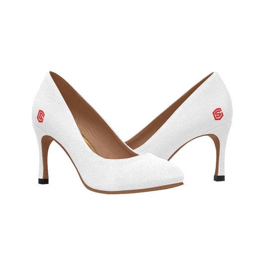red logo Women's High Heels (Model 048)