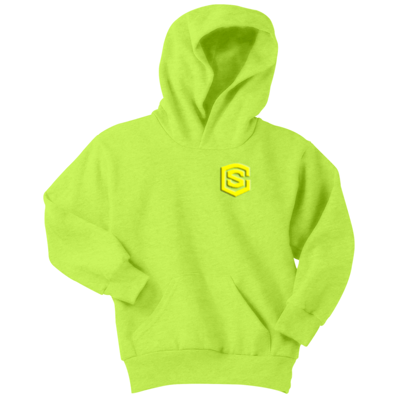 Youth Hoodie WITH YELLOW LOGO