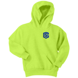 Youth Hoodie WITH BLUE  LOGO