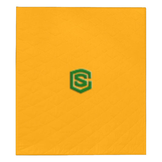 ORANGE CUSTOM QUILT BROWN LOGO Custom Quilt  70" x 80"