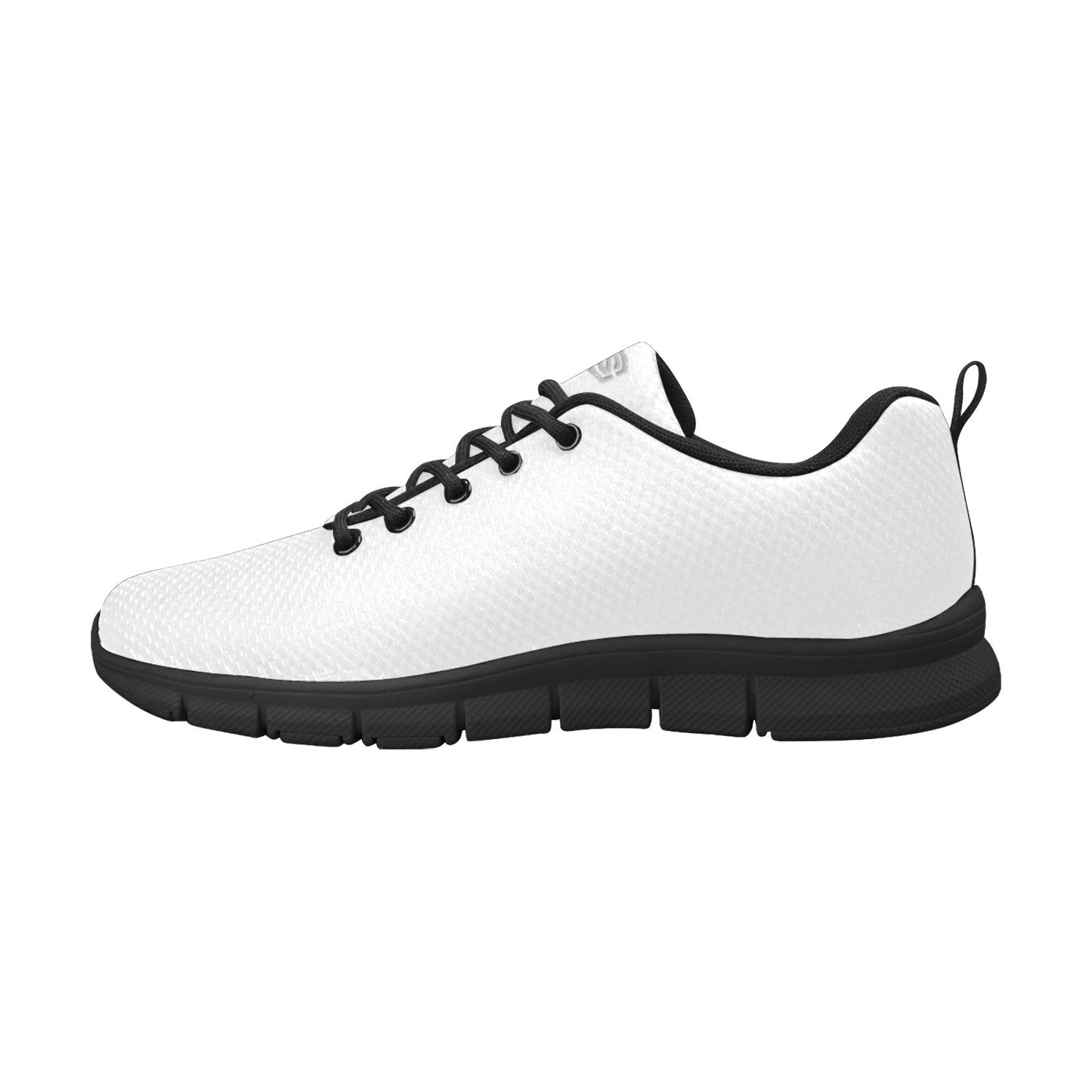 silver logo Men's Breathable Running Shoes (Model 055)