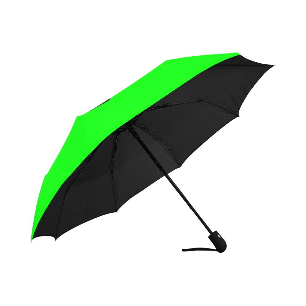Green Anti-UV Automatic Umbrella With Black Logo Anti-UV Automatic Umbrella(Outside Printing)(Model U09)
