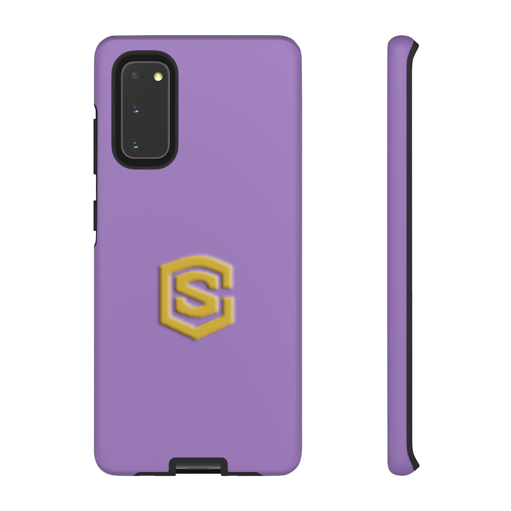 Purple Tough Cases Gold Logo