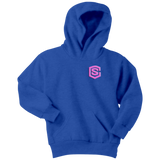 Youth Hoodie WITH PINK LOGO
