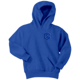 Youth Hoodie WITH BLUE  LOGO