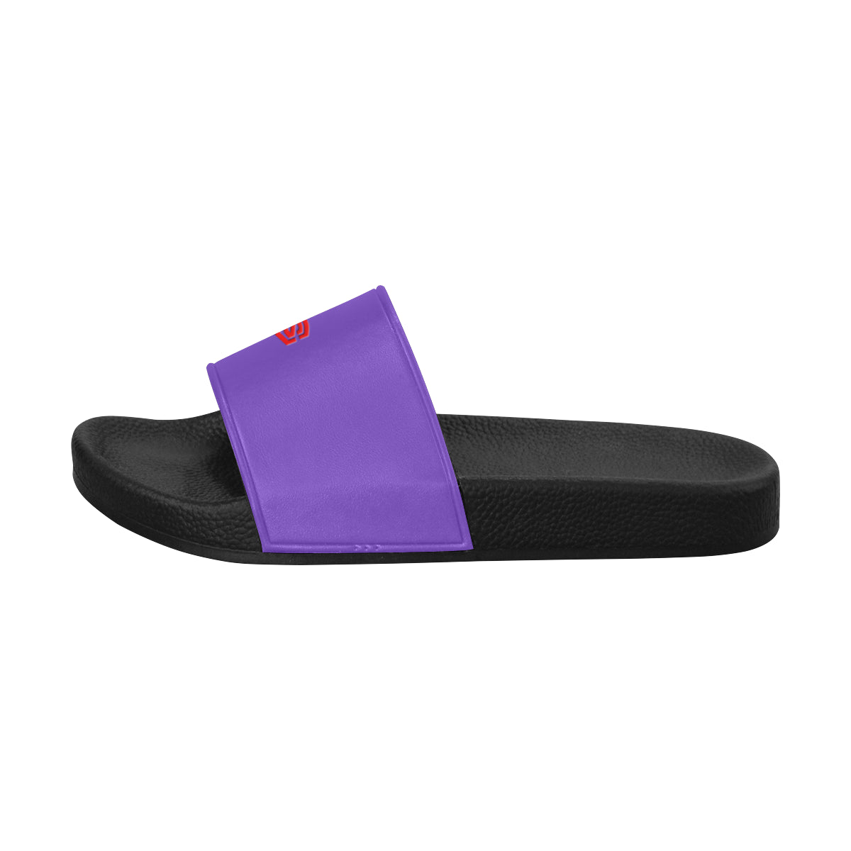 red logo Women's Slide Sandals (Model 057)