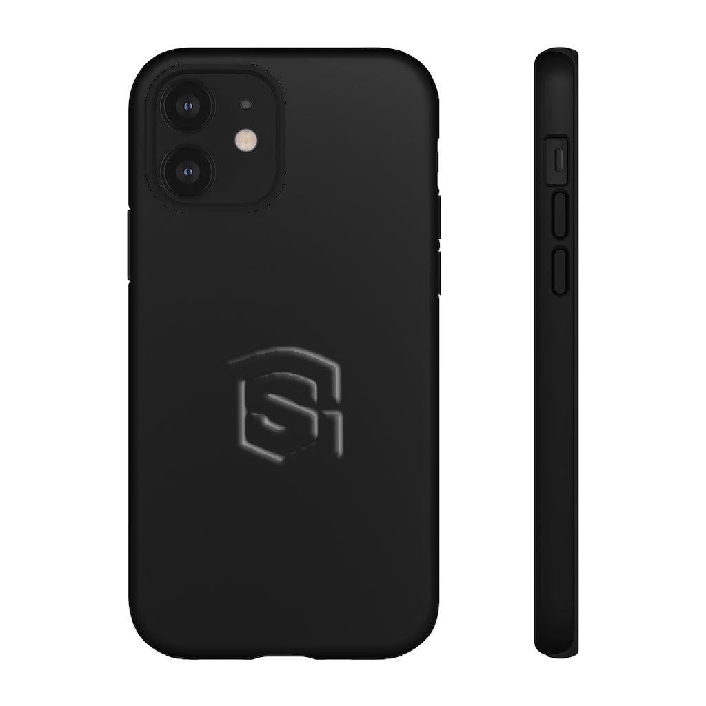 Black Tough Cases Black Logo
