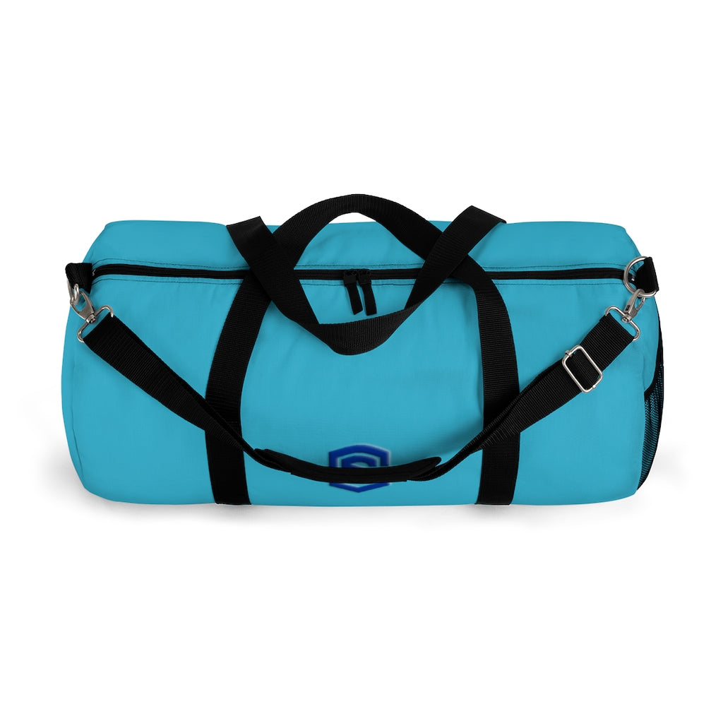 Blue Duffel Bag Blue Logo