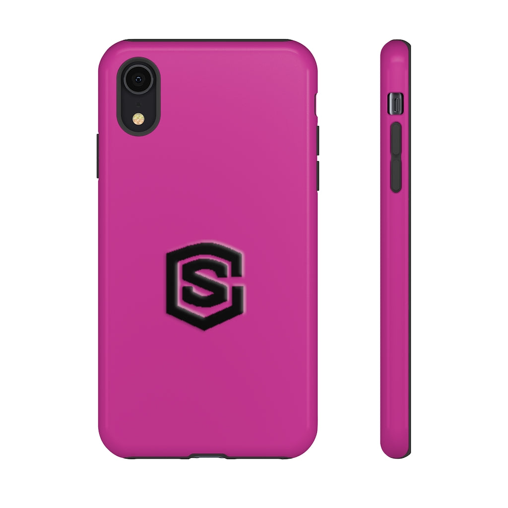 Purple Tough Cases Black Logo