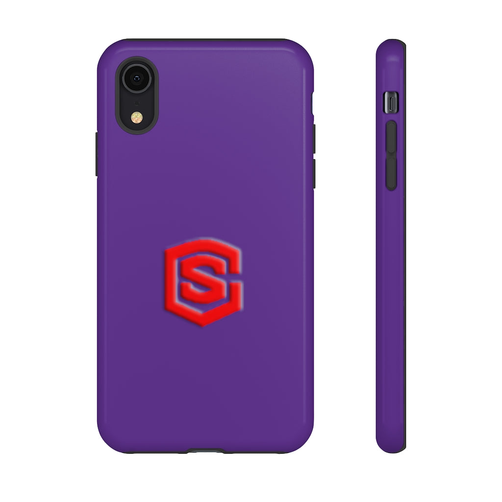 Purple Tough Cases Red Logo