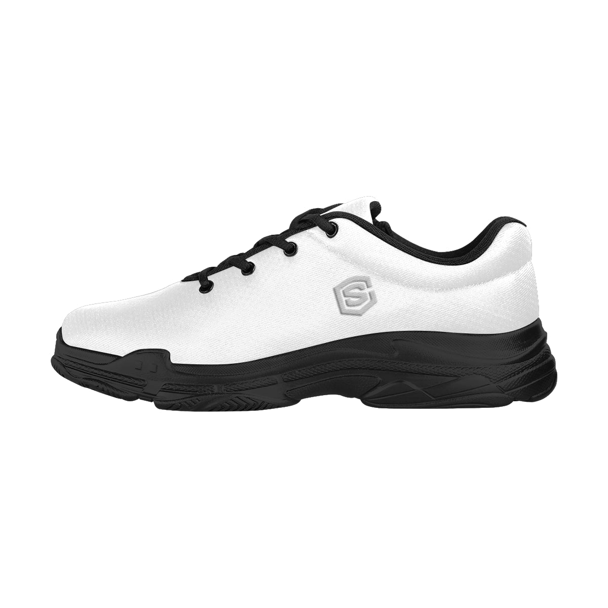 silver logo Lyra Men's Running Shoes (Model 058)
