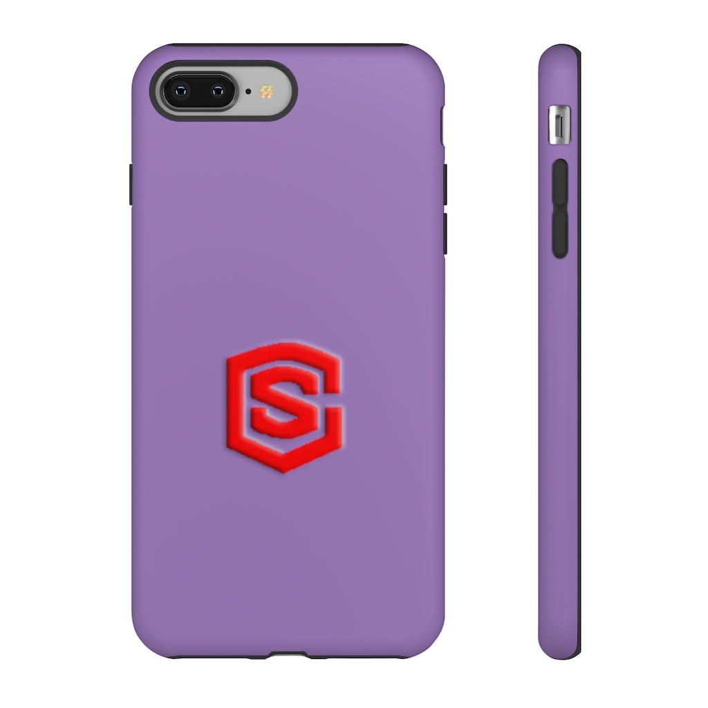 Purple Tough Cases Red Logo