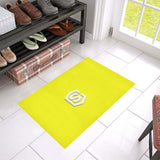 Yellow Doormat 24" x 16" (Sponge Material) with White Logo Doormat 24" x 16" (Sponge Material)