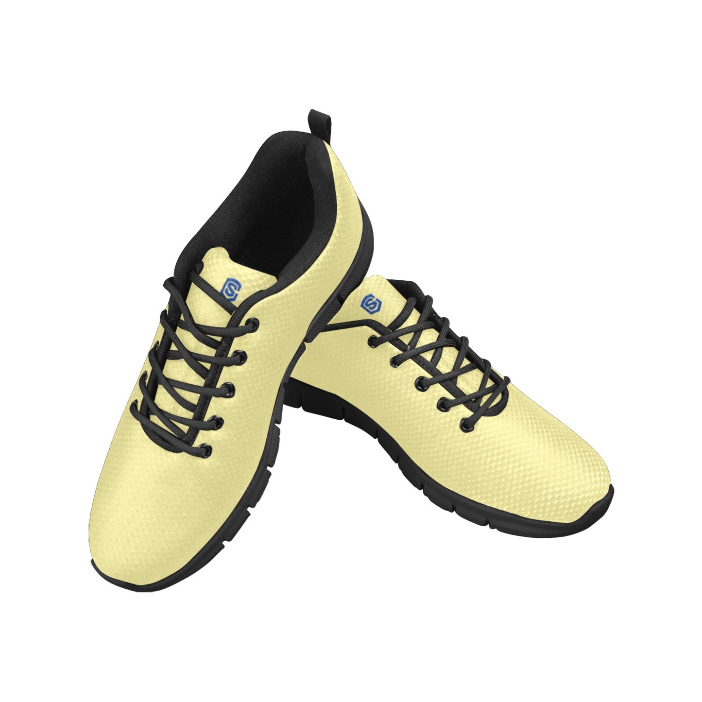 blue Men's Breathable Running Shoes (Model 055)