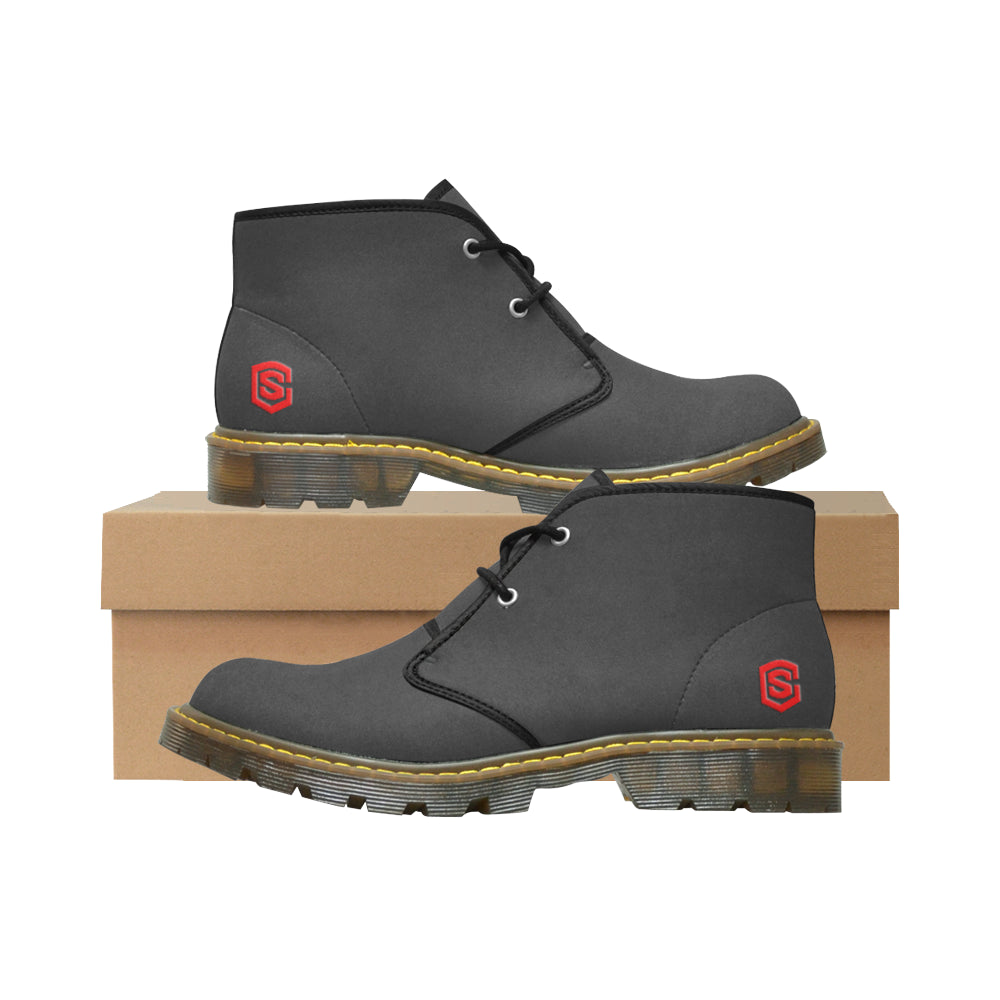 red logo Women's Nubuck Chukka Boots (Model 2402)