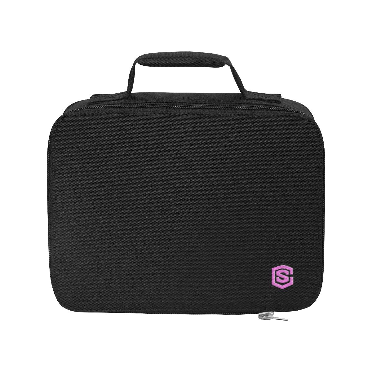 BLACK PROTABLE STORAGE BAG pink logo Portable Storage Bag (Model 1690)